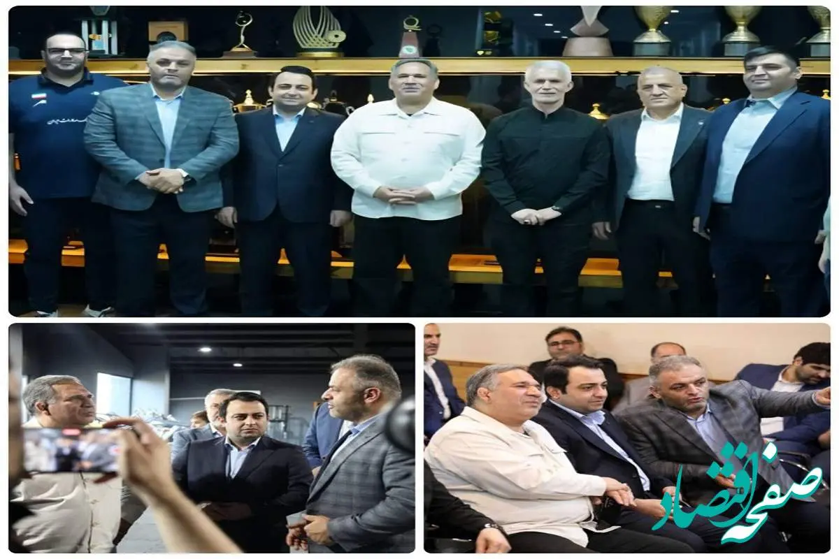 رئیس کمیسیون اقتصادی مجلس و مدیرعامل بانک صادرات ایران در اردوی ملیپوشان وزنهبرداری/ اهدای نشان ویژه فدراسیون وزنهبرداری به محسن سیفی به پاس حمایت از قهرمانان کشور