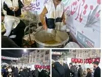 موکب شرکت فولاد اکسین خوزستان در جشن نیمه شعبان با استقبال گسترده مردم اهواز همراه شد