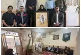 دیدار جمعی از کارکنان فولاد اکسین با خانواده شهید تقوی‌ فر/تجلیل از مقام شهدا و پاسداشت فرهنگ ایثار