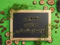 تعطیلی مدارس خراسان شمالی فردا یکشنبه ۱۲ اسفند ۱۴۰۳ | آیا مدارس بجنورد یکشنبه دوازدهم اسفند ۱۴۰۳ تعطیل است؟