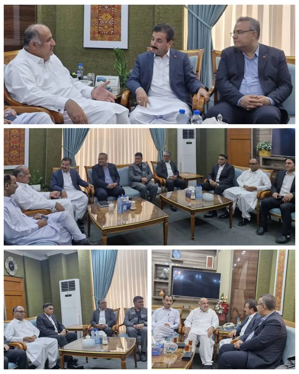 نشست مشترک مدیرعامل سازمان با مدیر شعب بانک ملت