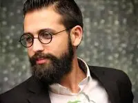 عکس محسن افشانی و همسرش در روز عروسی/  همسرش مثل عروس فرنگی ها شده!