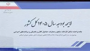 ۳ اصل مهم لایحه بودجه ۱۴۰۵ برای نجات وضعیت معیشت مردم