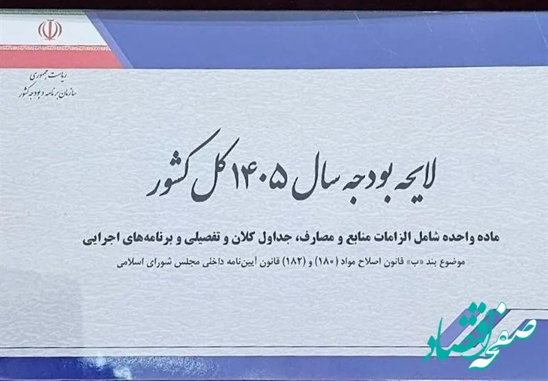 ۳ اصل مهم لایحه بودجه ۱۴۰۵ برای نجات وضعیت معیشت مردم
