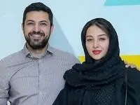 عکس همسر بازیگر اشکان خطیبی با ژست زمستونی بمناسبت آغاز سال نو میلادی