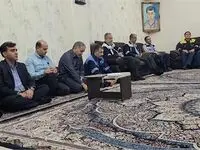 دیدار مدیران عامل پتروشیمی فن آوران و فارابی با خانواده شهید مطیری