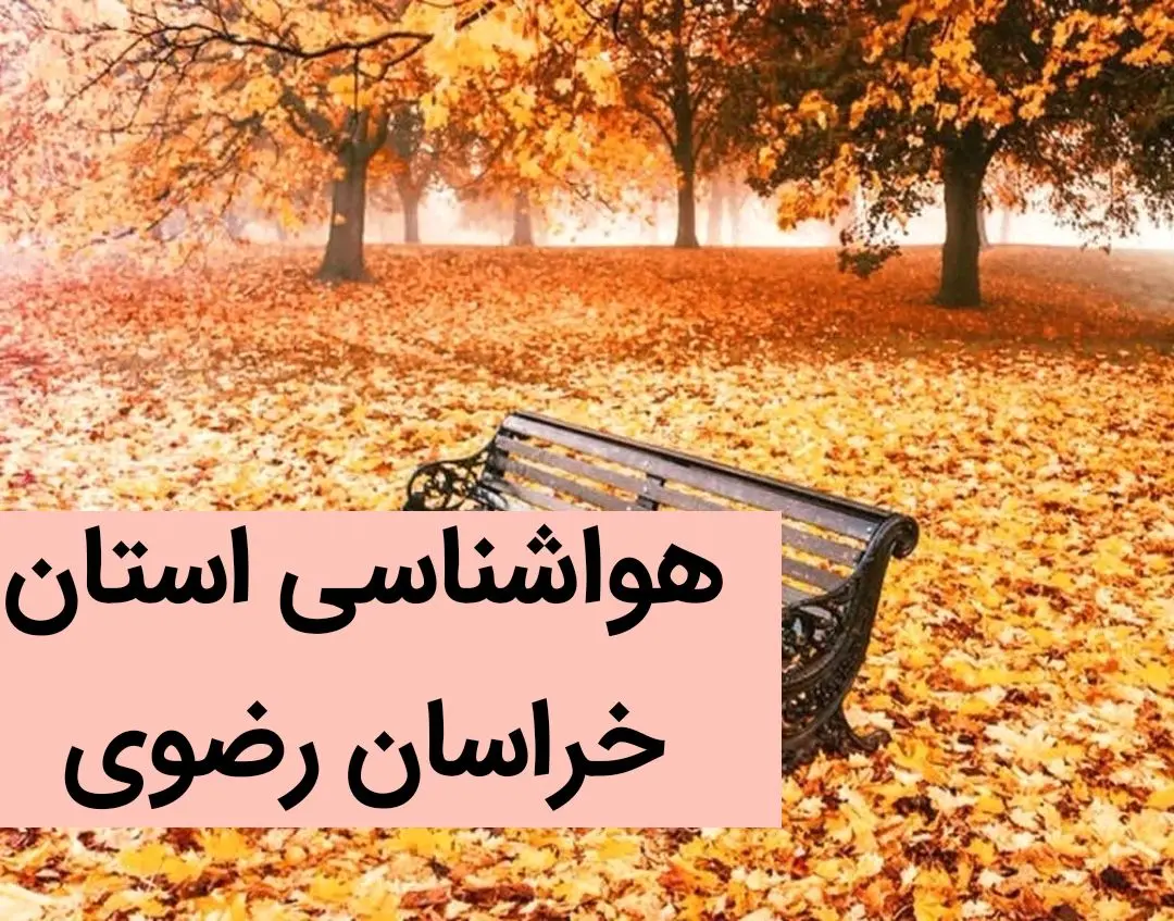 پیش بینی وضعیت آب و هوا خراسان رضوی فردا جمعه ۲ آذر ماه ۱۴۰۳ / هواشناسی مشهد فردا ۲ آذر ماه ۱۴۰۳