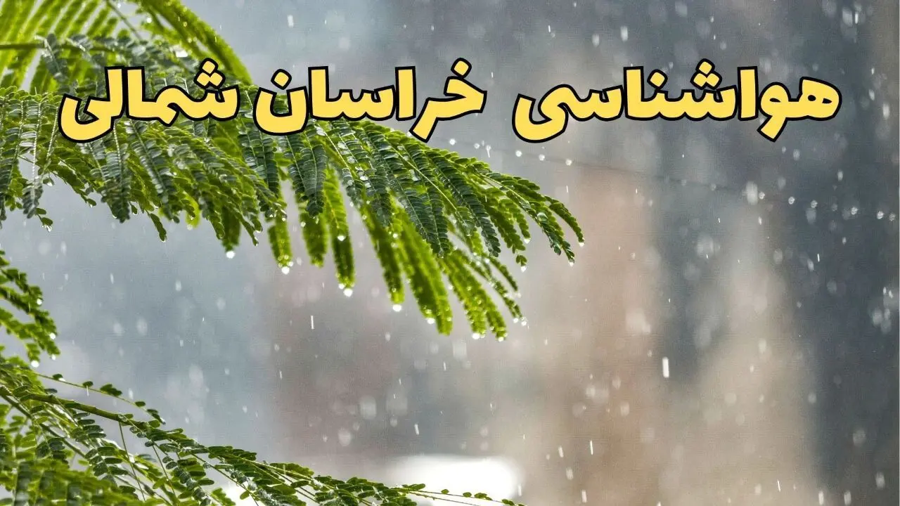 پیش بینی هواشناسی خراسان شمالی ۲۴ ساعت آینده | وضعیت آب و هوا خراسان شمالی فردا پنجشنبه ۱۴ فروردین ماه ۱۴۰۴ | آب و هوای خراسان شمالی در روز چهارده بدر 