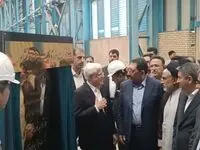 افتتاح بزرگترین خط تولید تیر آهن شرق کشور با حضور معاون اول رییس جمهور در نیشابور