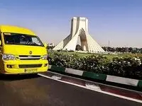 ارائه خدمات رایگان تاکسی ون به راهپیمایان روز جهانی قدس در تهران