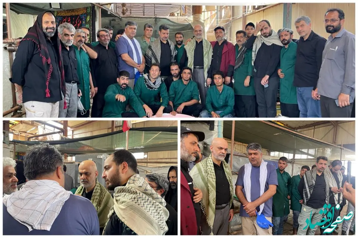 بازدید دکتر خرمی شاد از موکب های شرکت ملی مس در کربلای معلی