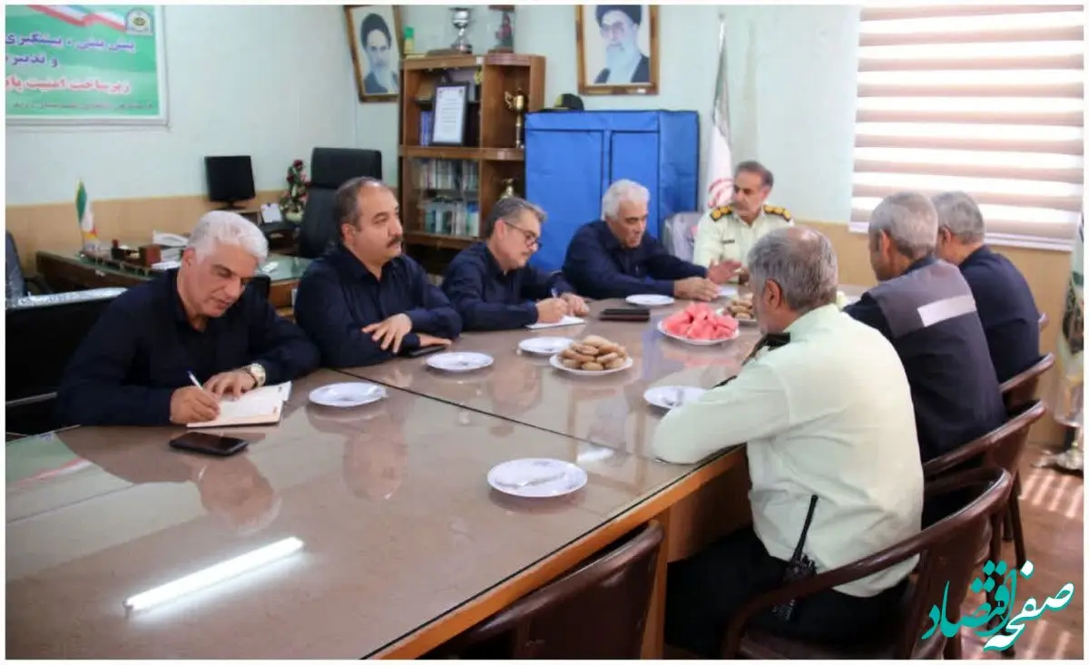 دیدار و گفتگوی مدیرعامل زیسکو با فرمانده انتظامی شهرستان زرند + فیلم