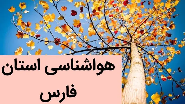 پیش بینی وضعیت آب و هوا فارس فردا جمعه ۲ آذر ماه ۱۴۰۳ / هواشناسی شیراز فردا ۲ آذر ماه ۱۴۰۳