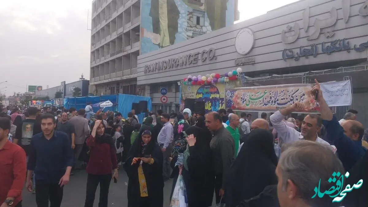 موکب شهدای بیمه ایران میزبان شرکت کنندگان در راهپیمایی غدیر شد