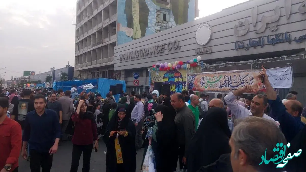 موکب شهدای بیمه ایران میزبان شرکت کنندگان در راهپیمایی غدیر شد