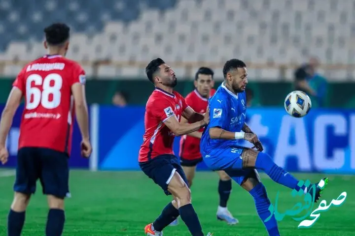 نمایی جذاب از ورزشگاه آزادی در بازی نساجی - الهلال از آسمان + عکس 