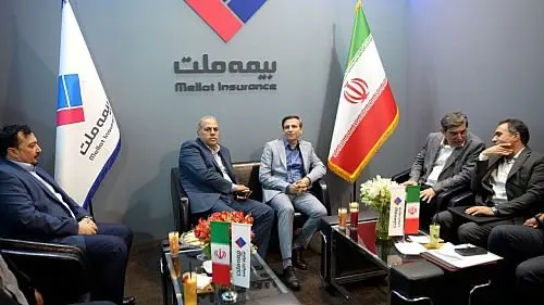 سومین روز نمایشگاه قطعات خودرو؛ حضور پررنگ مدیران بیمه ملت در غرفه شرکت