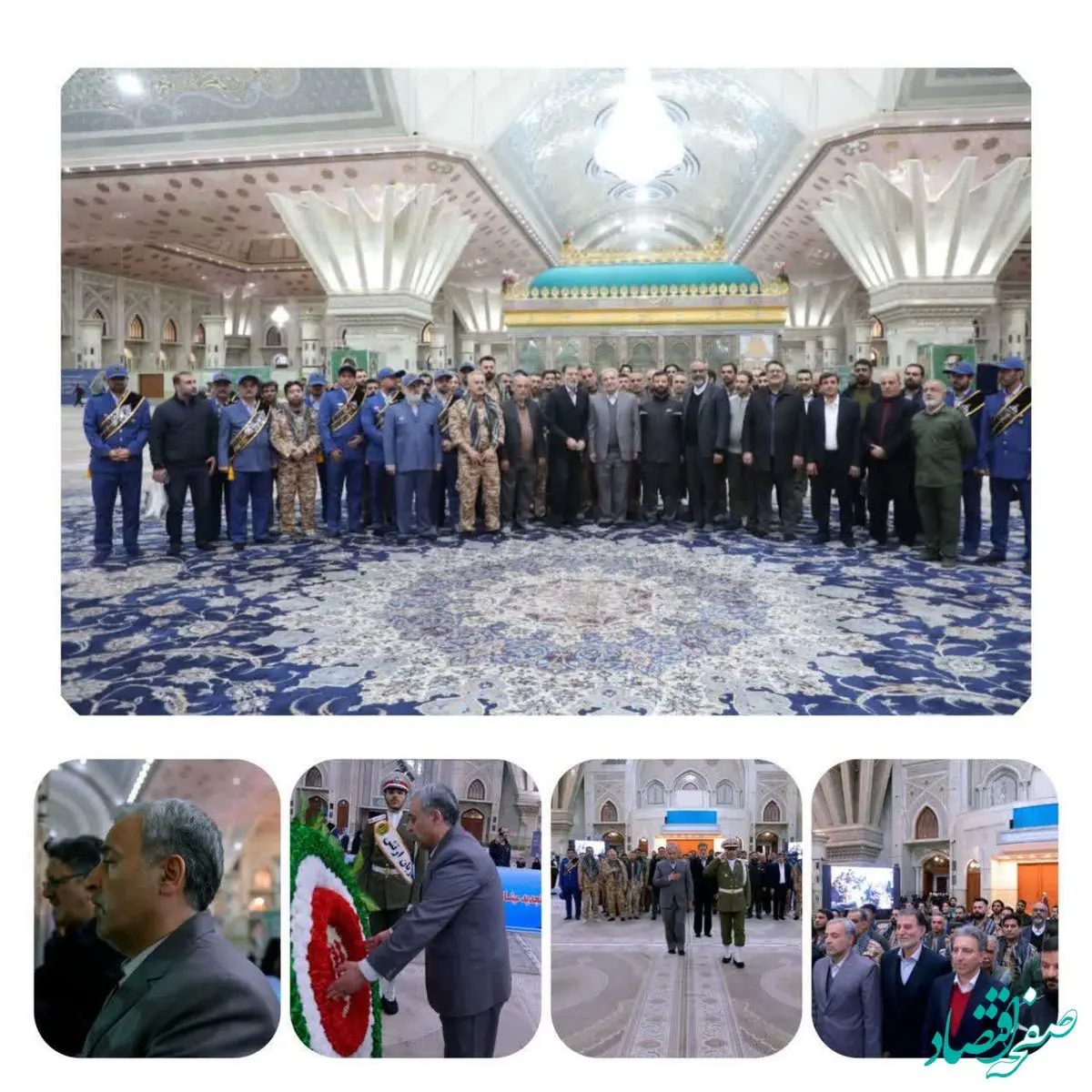 تجدید میثاق مدیرعامل و کارکنان شرکت پالایش نفت تهران با آرمان‌های امام راحل و انقلاب اسلامی