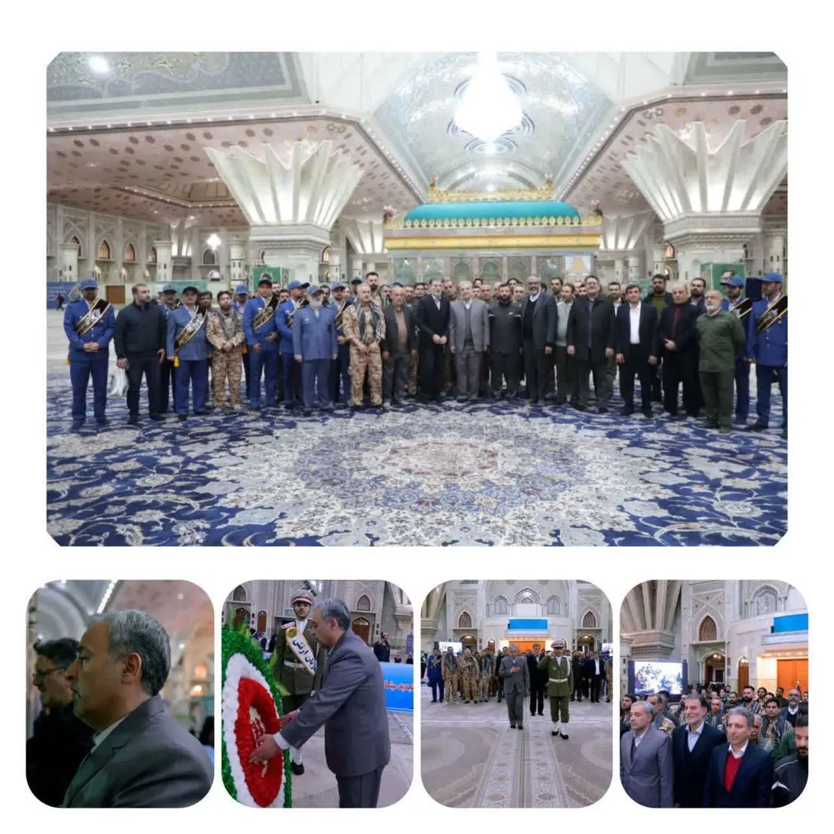 تجدید میثاق مدیرعامل و کارکنان شرکت پالایش نفت تهران با آرمانهای امام راحل و انقلاب اسلامی