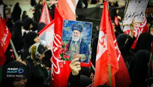 از داغ بابای مهربان تا فریاد خونخواهی در تجدید عهد با رهبر شهید