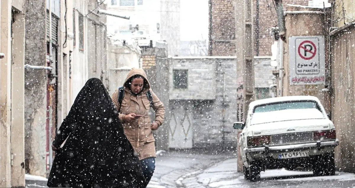 زنجان در آغوش برف+فیلم