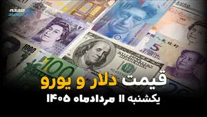 قیمت ارز آزاد امروز یکشنبه ۱۱ مرداد ۱۴۰۵ | کاهش نرخ دلار، یورو و سایر ارزها در بازار