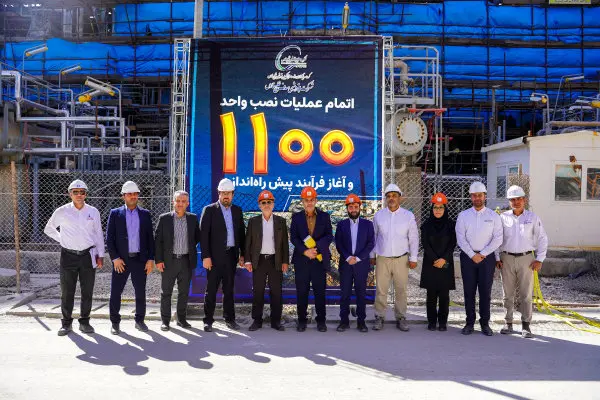 اتمام عملیات نصب و آغاز پیش راه‌اندازی ۲ واحد پتروشیمی صدف