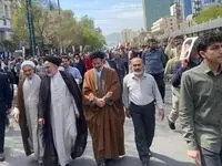 حضور مدیرعامل موسسه اعتباری ملل، درراهپیمایی روز جهانی قدس