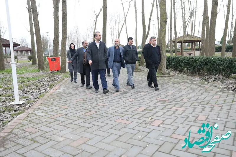بازدید مدیرعامل سازمان منطقه آزاد انزلی از پارک ساحلی و زیرساخت های گردشگری