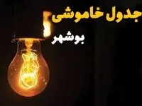 جدول قطعی برق بوشهر فردا دوشنبه ۲۵ فروردین ۱۴۰۴ اعلام شد | زمان‌ خاموشی برق بوشهر دوشنبه ۲۵ فروردین ۱۴۰۴ + لینک دانلود اپلیکیشن برق من