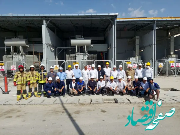 پتروشیمی صدف خلیج‌فارس برق‌دار شد