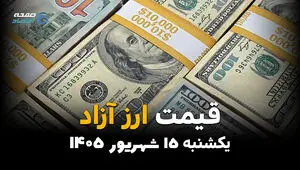 اینفوگرافی | قیمت ارز آزاد امروز یکشنبه ۱۵ شهریور، دلار و یورو گران شدند