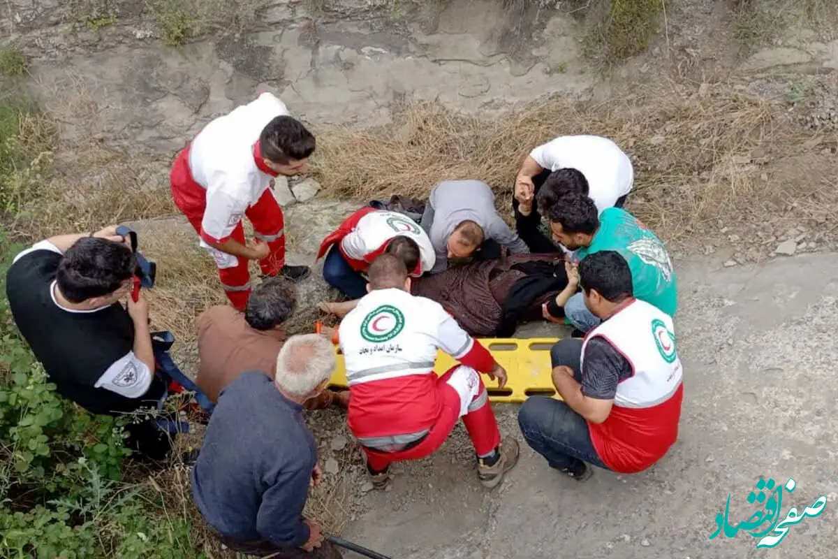 سقوط وحشتناک این فرد از ارتفاع در هوراند حادثه آفرید