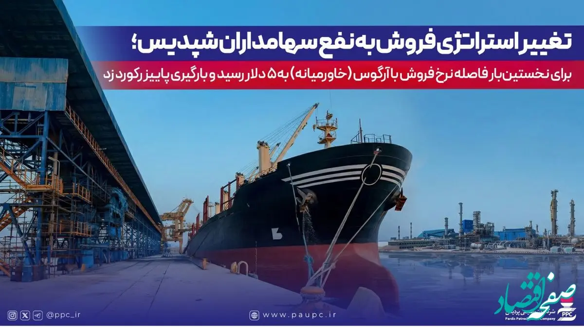 تغییر استراتژی فروش به نفع سهامداران شپدیس؛ برای نخستین‌بار فاصله نرخ فروش با نرخ آرگوس(خاورمیانه) به ۵ دلار رسید و بارگیری پاییز رکورد زد