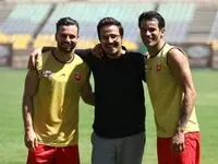 حسین سلیمانی مهمان پرسپولیسی ها + عکس