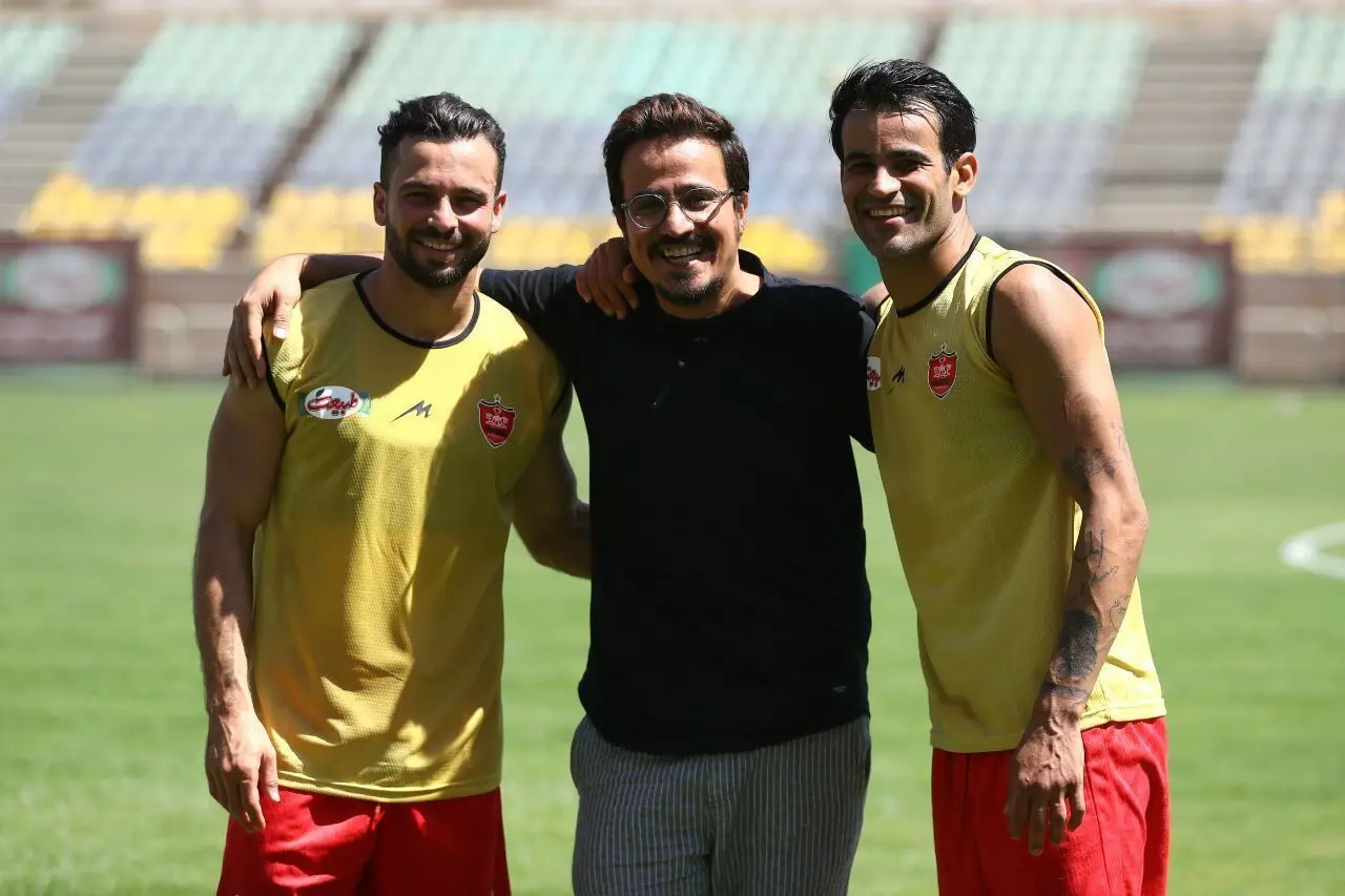 حسین سلیمانی مهمان پرسپولیسی ها + عکس