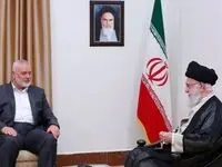 دیدار اسماعیل هنیه رئیس دفتر سیاسی حماس با رهبر انقلاب