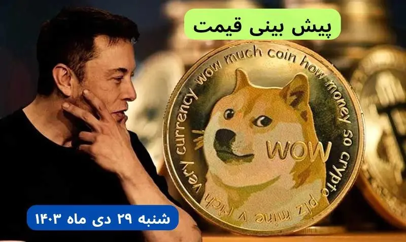 پیش بینی قیمت دوج کوین شنبه ۲۹ دی ماه ۱۴۰۳ | قیمت لحظه ای دوج کوین + جدول قیمت
