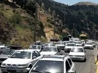 وصعیت ترافیک در آزادراه های تهران - شمال و کرج - قزوین 