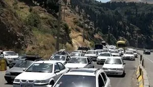 وصعیت ترافیک در آزادراه های تهران - شمال و کرج - قزوین 