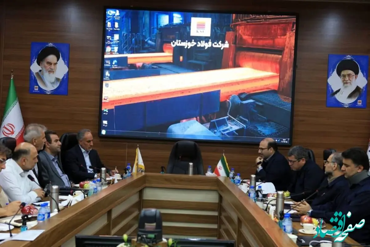 نشست مدیرعامل شرکت فولاد خوزستان با مدیرعامل برق منطقه‌ای استان