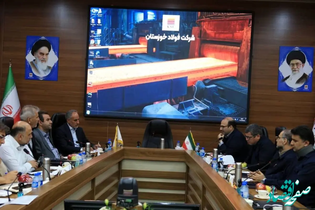 نشست مدیرعامل شرکت فولاد خوزستان با مدیرعامل برق منطقه‌ای استان