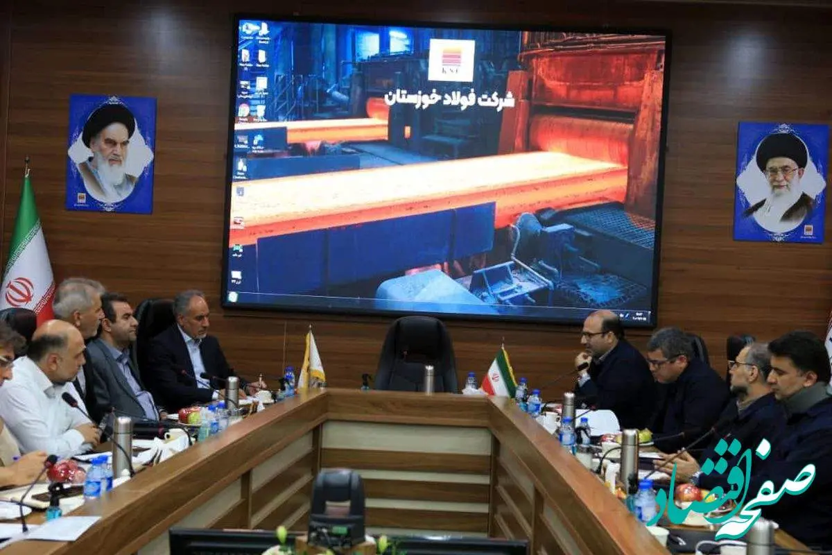 نشست مدیرعامل شرکت فولاد خوزستان با مدیرعامل برق منطقه‌ای استان