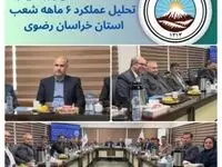 « نشست شورای هماهنگی مدیران و روسای شعب خراسان رضوی با هدف بررسی عملکرد ۶ ماهه استان برگزار شد. »