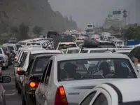 آخرین وضعیت ترافیکی در جاده چالوس امروز جمعه ۲۶ مرداد ماه ۱۴۰۳ 