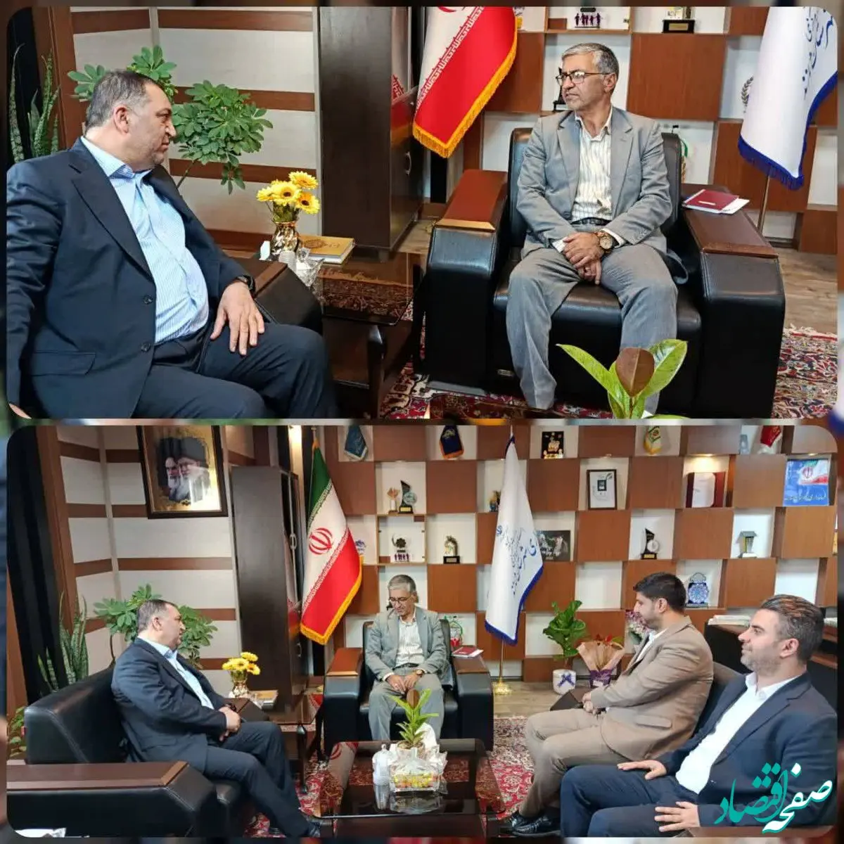 دیدار صمیمانه مدیرعامل پتروشیمی شازند با فرماندار شهرستان