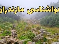 پیش بینی وضعیت آب و هوا مازندران فردا شنبه ۱۸ اسفند ماه ۱۴۰۳ | پیش‌ بینی هواشناسی ساری فردا | هواشناسی مازندران / هوای ساری