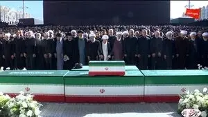 نماز آخر؛ ایران با اشک، رهبر شهید را بدرقه کرد+ فیلم کامل