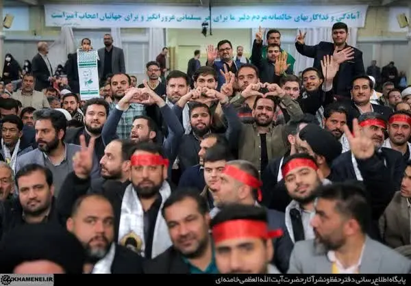 دیدار مدیرعامل و کارکنان فولاد اکسین خوزستان با رهبری