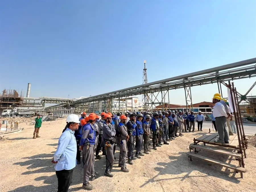 آئین تجلیل از نفرات برتر ایمنی پروژه بازیافت اتان پتروشیمی بندرامام با حضور شرکت پیدمکو